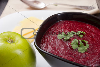 Soup pureed beets
