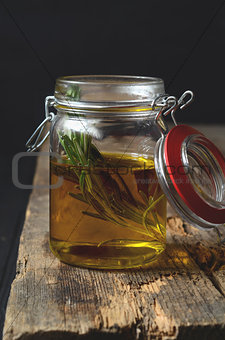 Fresh rosemary and olive oil
