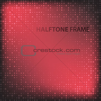 Set of Modern Flat Halftone Backgrounds, vector illustration