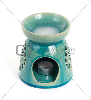 Candle in oil burner