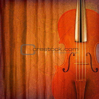 abstract grunge music background vector illustration