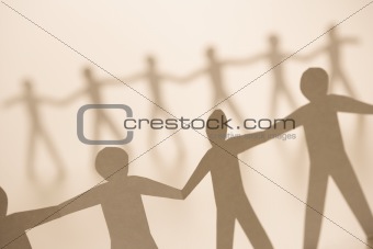 People holding hands