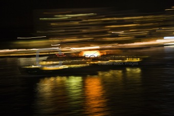 Blurred lights Sydney, Australia