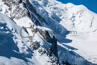 Mont Blanc, Mont Blanc Massif, Chamonix, Alps, France