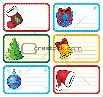 Christmas name tags collection 4