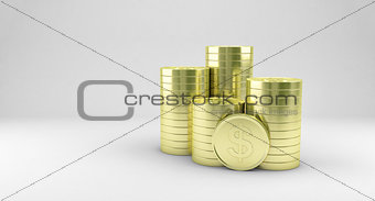 The gold coins