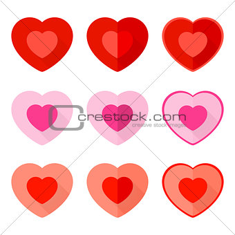Valentine Flat Icon Heart
