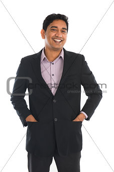 indian business male in coat