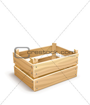 Wooden box for fruits and vegetables keeping