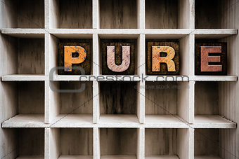Pure Concept Wooden Letterpress Type in Drawer