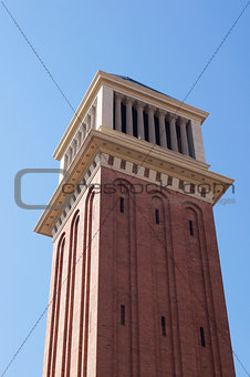 Venetian tower at Espanya square