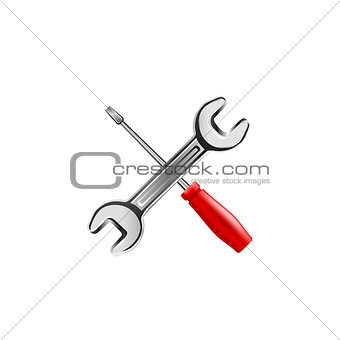 Work tool icon. Vector