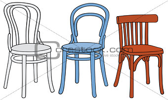 Classic color chairs