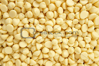 White chocolate chips background