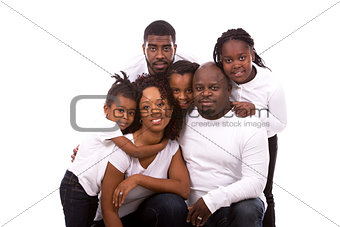 black casual family