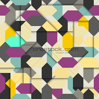 Seamless abstract geometric pattern