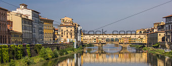 River Arno and ponte Vecchio in Florence