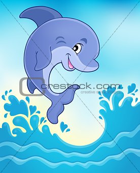 Jumping dolphin theme image 6