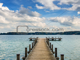 Lake Woerthsee in Bavaria