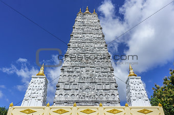 pagoda in the wat suwannapradit Temple in surat thani,thailand