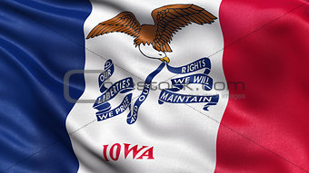 US state flag of Iowa