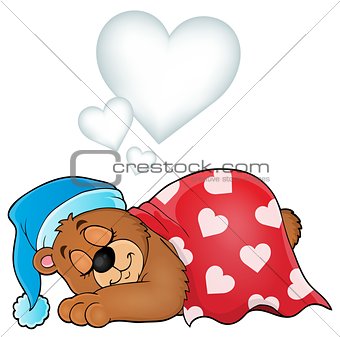 Bear with heart theme image 3