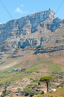 Upper and lower cable stations on Table Mountain, Cape Town