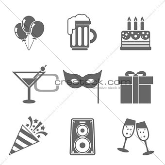 Party Icons Set