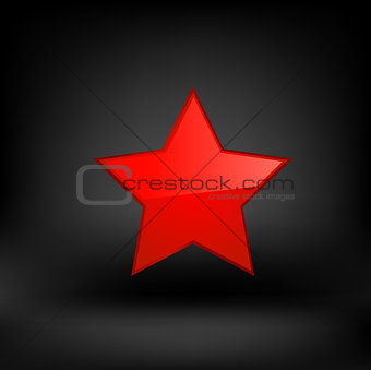 red star vector