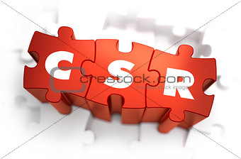 CSR - White Word on Red Puzzles.