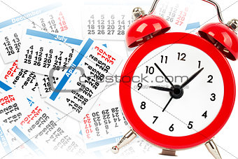 Alarm clock with calendar