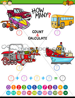 math educational task for children