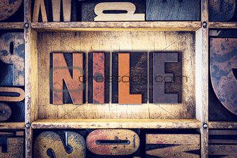 Nile Concept Letterpress Type