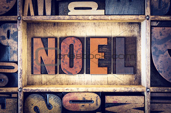 Noel Concept Letterpress Type