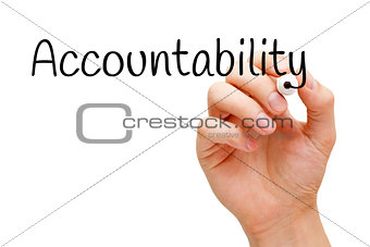 Accountability Black Marker