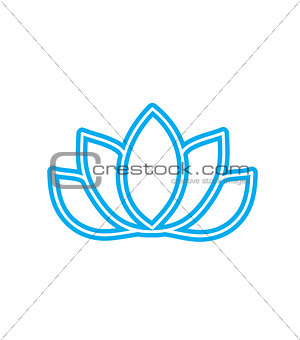 Pictograph of lotus