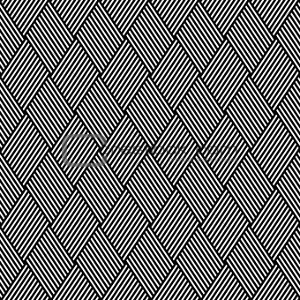Striped diamonds seamless pattern.