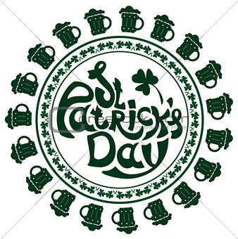 St. Patricks Day lettering