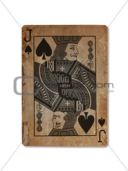 Very old playing card, XXXX