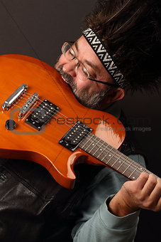man with guitar