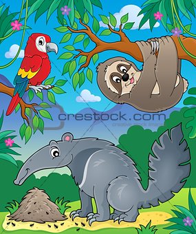 Animals in jungle topic image 1