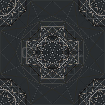 abstract background with diamond