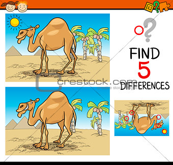 find differences educational task