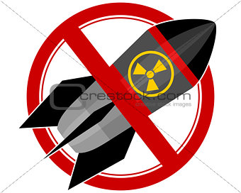 Nuclear rocket sign