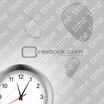 Time and clocks backgroundai