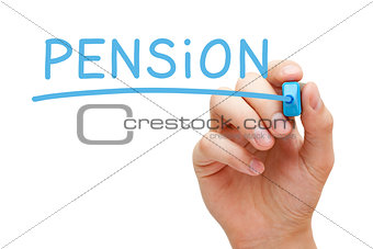 Pension Blue Marker