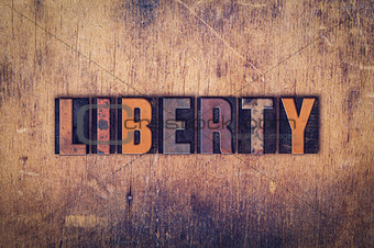 Liberty Concept Wooden Letterpress Type