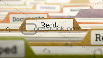 Folder in Catalog Marked as Rent.