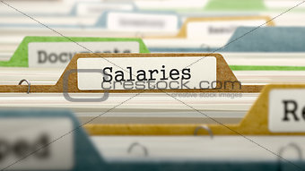 Salaries on Business Folder in Catalog.