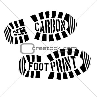 Carbon Footprint Shoeprints